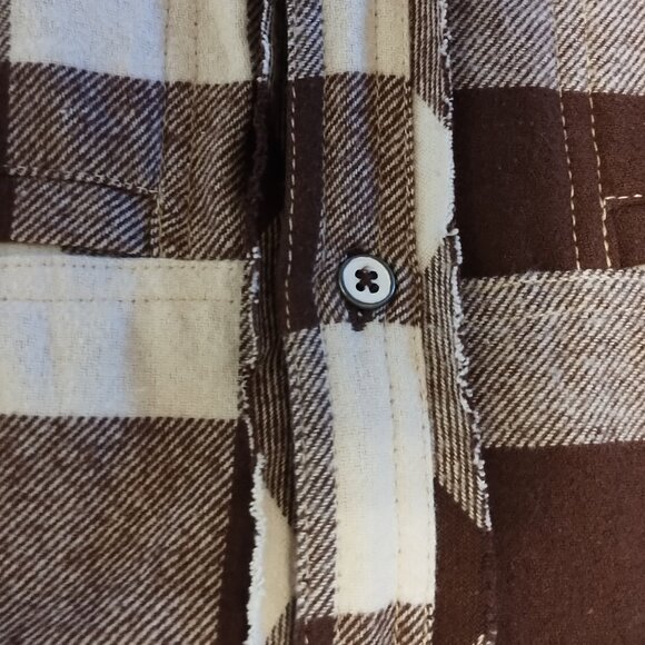 Free People We the Free So Long Summer Plaid Top XS NWT Chocolate Brown - Picture 5 of 7